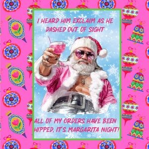 Festive Santa Holiday Card